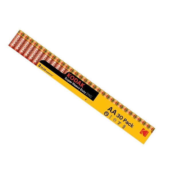 باتری قلمی کداک مدل Kodak Super Heavy Duty Zinc بسته 30 عددی