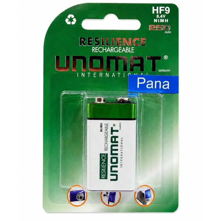 باتری کتابی قابل شارژ یونومات مدل Pana-9v