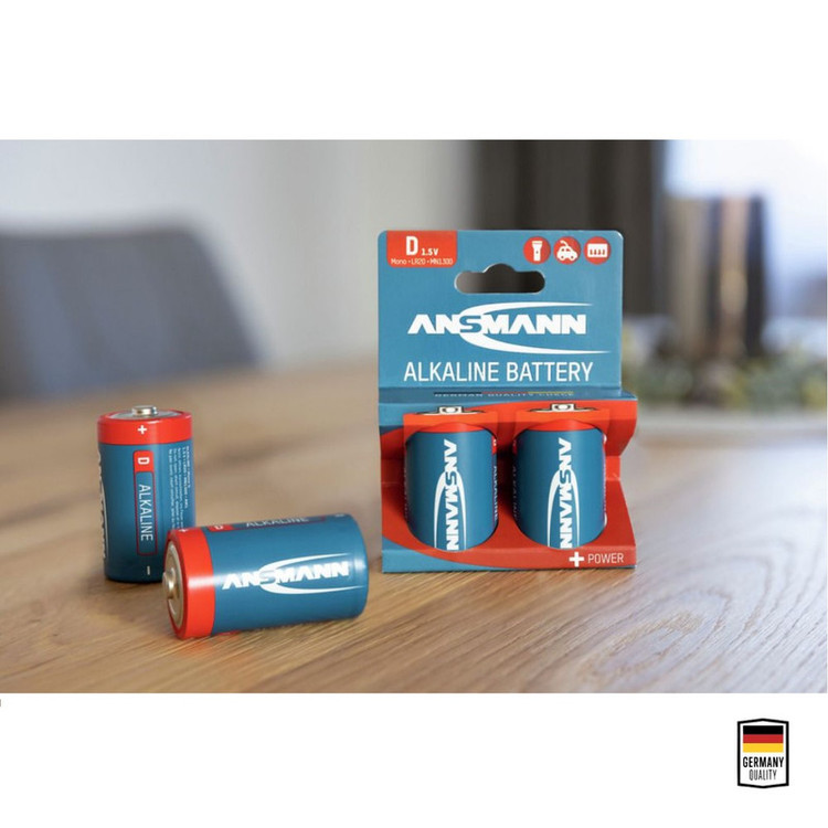 باتری D آنسمن مدل Alkaline Plus بسته ۲ عددی