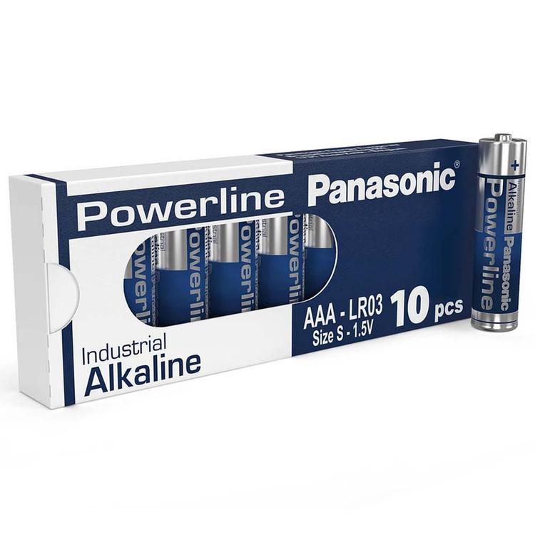 باتری نیم قلمی پاناسونیک مدل Powerline بسته 10 عددی