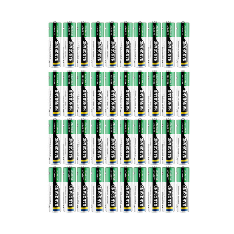 باتری نیم قلمی نانگرند مدل EXTRA heavy duty R03 بسته 40 عددی