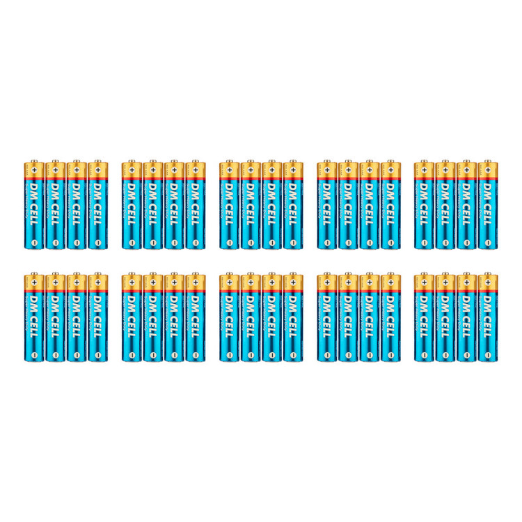 باتری نیم قلمی دی ام سل مدل Super Heavy Duty بسته 40 عددی