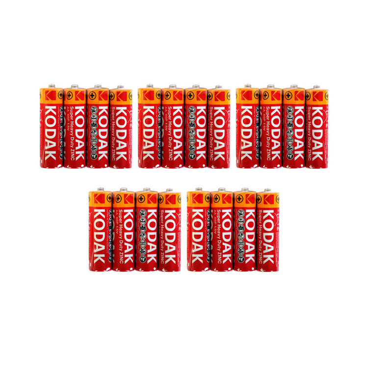 باتری نیم قلمی کداک مدل Super Heavy Duty بسته 20 عددی