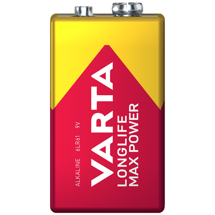 باتری کتابی وارتا مدل Max Power New 9V - 6LR61