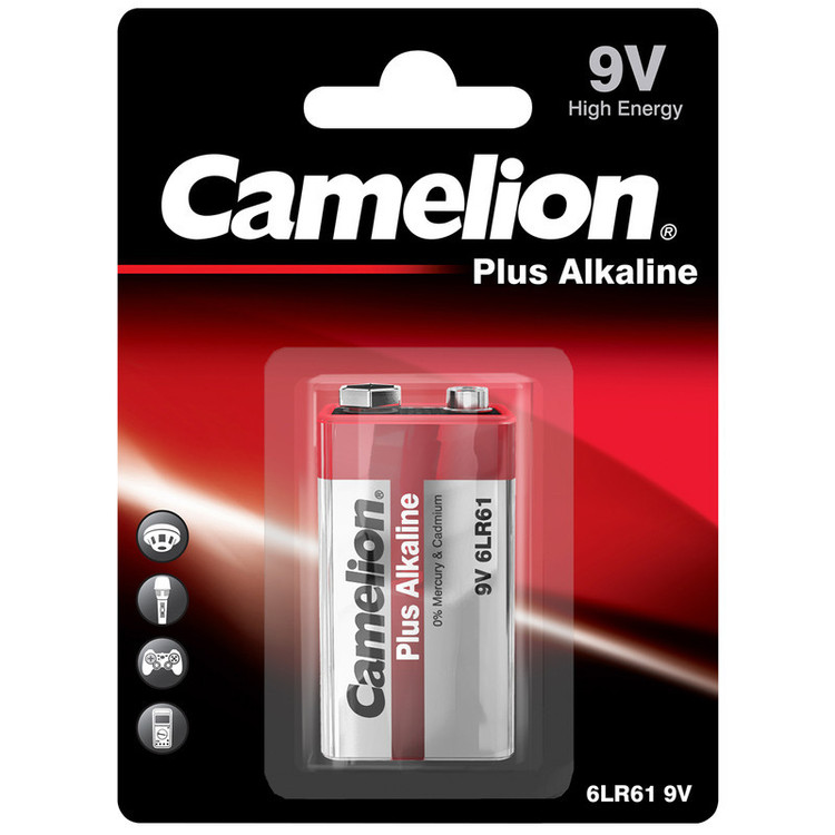 باتری کتابی کملیون مدل pluse alkaline بسته دو عددی