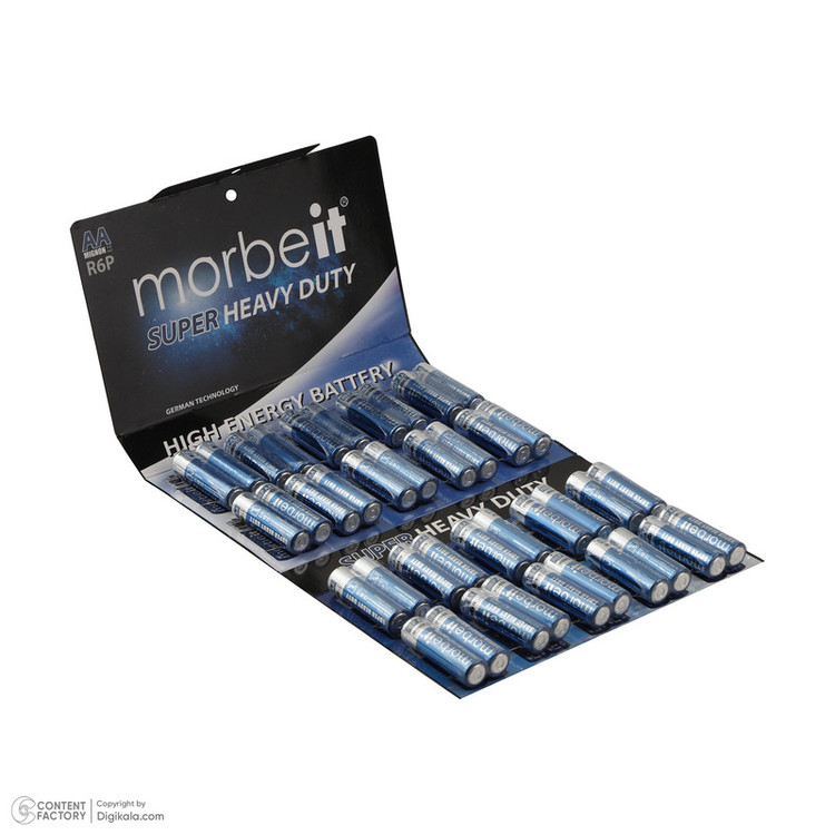 باتری قلمی موربیت مدل R6P-Sp2 بسته 40 عددی