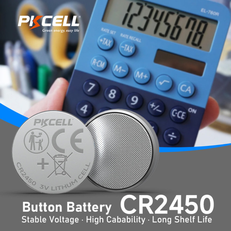 باتری سکه ای پیکی سل مدل CR2450 ولتاژ 3V مجموعه 6 عددی