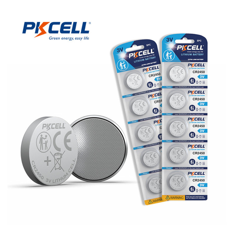 باتری سکه ای پیکی سل مدل CR2450 ولتاژ 3V مجموعه 6 عددی