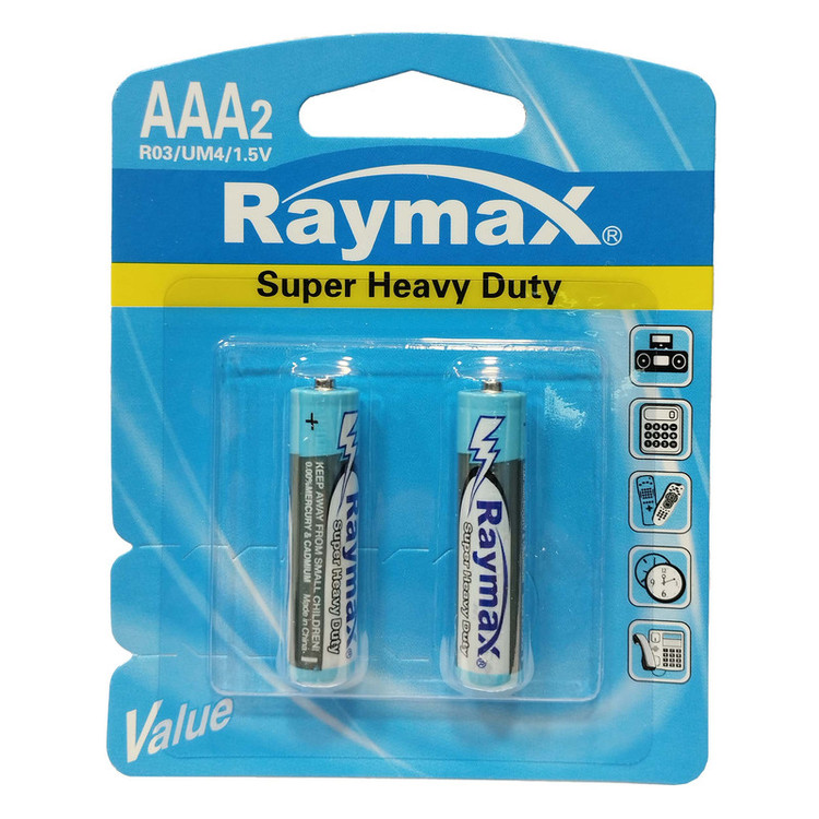باتری نیم قلمی رایمکس مدل Super Heavy Duty بسته 24 عددی