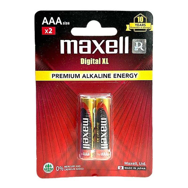 باتری قلمی و نیم قلمی مکسل مدل Digital XL بسته 4 عددی