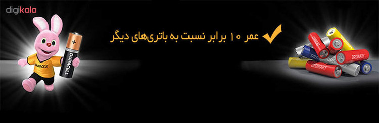 باتری قلمی دوراسل کد D10 بسته 10 عددی
