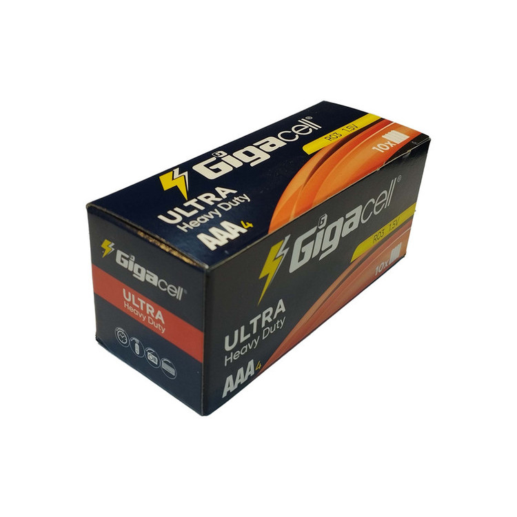 باتری نیم قلمی گیگاسل مدل ULTRA Heavy Duty بسته 40 عددی