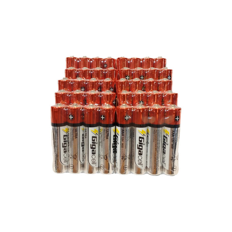 باتری نیم قلمی گیگاسل مدل ULTRA Heavy Duty بسته 40 عددی