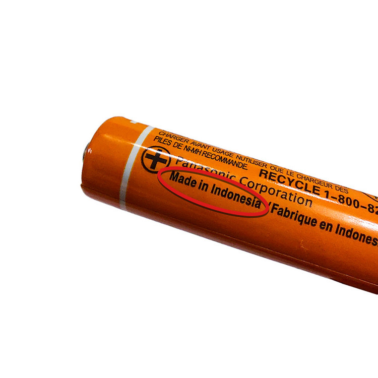 باتری تلفن بی سیم پاناسونیک مدل HHR-63AAABU بسته 2 عددی