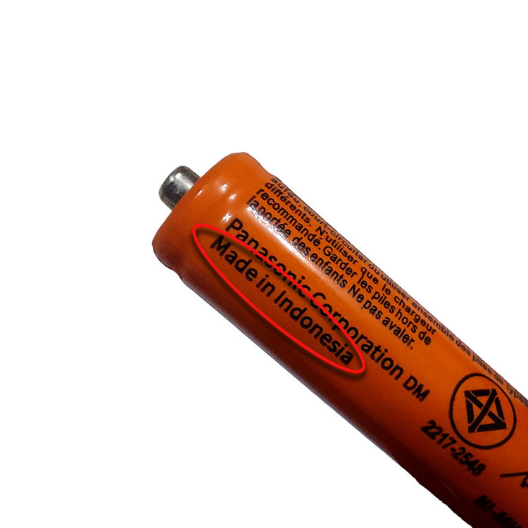 باتری تلفن بی سیم پاناسونیک مدل HHR-65AAAB بسته 2 عددی