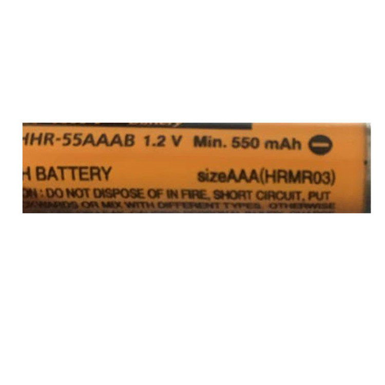 باتری نیم قلمی قابل شارژ پاناسونیک مدل Ni-MH.HHR-55AAABHRMR03 بسته دو عددی