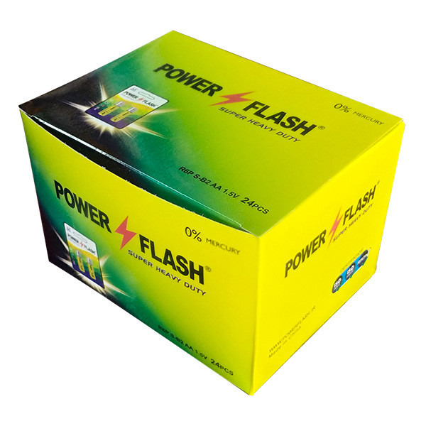 باتری قلمی پاور فلش مدل Heavy Duty بسته 12 عددی