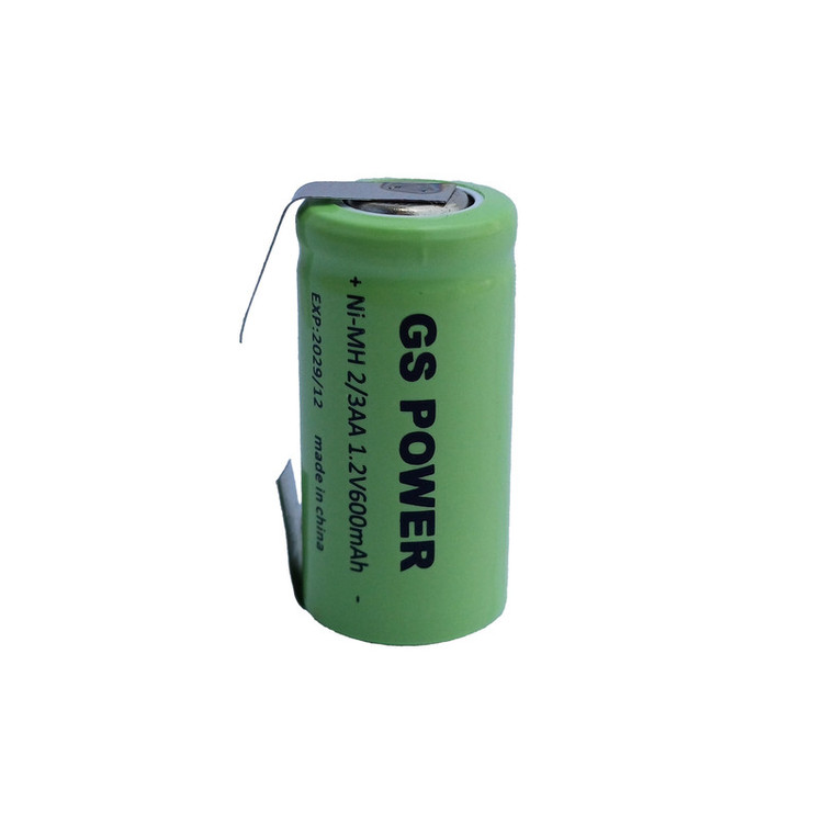 باتری قلمی قابل شارژ جی اس پاور مدل 2/3AA 600mAh بسته دو عددی