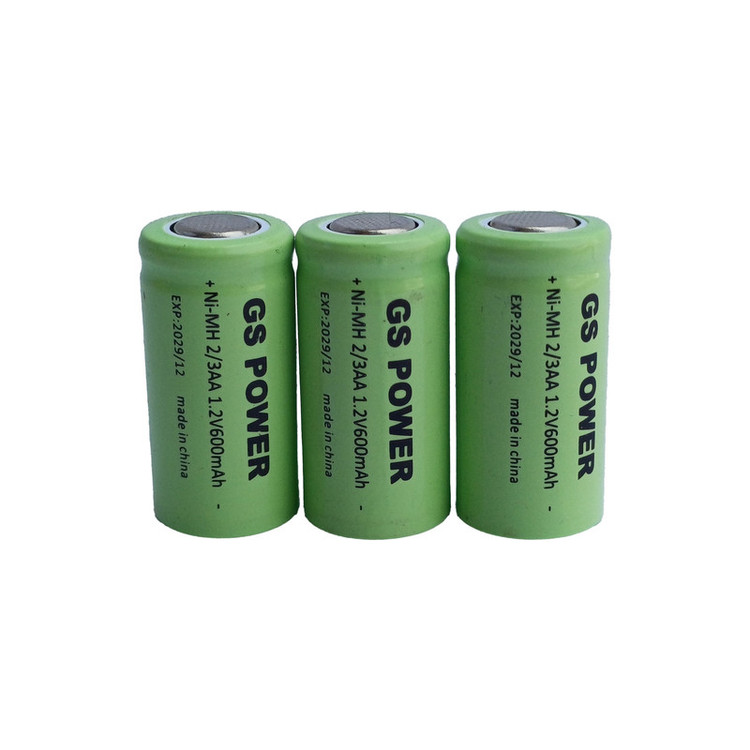 باتری قلمی قابل شارژ جی اس پاور مدل 2/3AA 600mAh بسته دو عددی