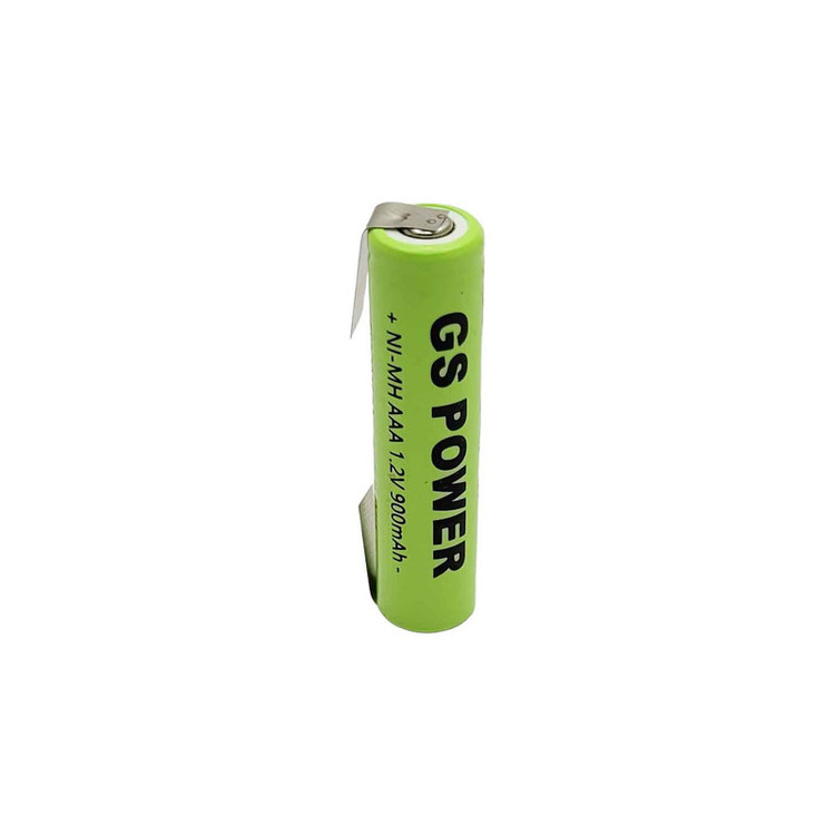 باتری نیم قلمی قابل شارژ جی اس پاور مدل GS-900mAh بسته دو عددی