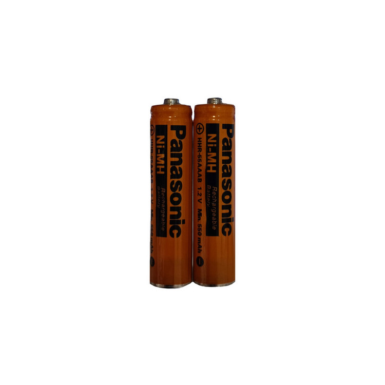 باتری نیم قلمی قابل شارژ پاناسونیک مدل HHR-55AAAB بسته دو عددی