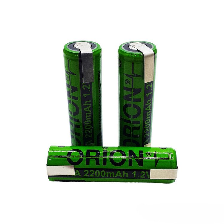 باتری قلمی قابل شارژ اوریون مدل AA 2200mAh بسته دو عددی