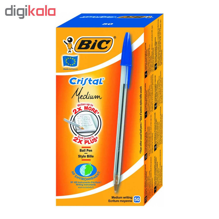 خودکار بیک مدل Cristal مدیوم بسته 4 عددی