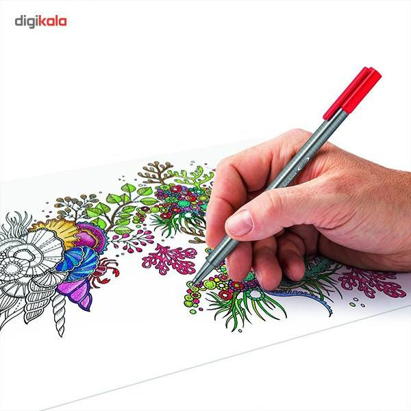 روان نویس 10 رنگ استدلر مدل Triplus Fineliner سایز 0.3