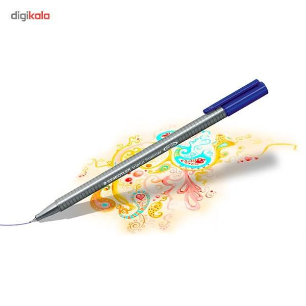 روان نویس 10 رنگ استدلر مدل Triplus Fineliner سایز 0.3