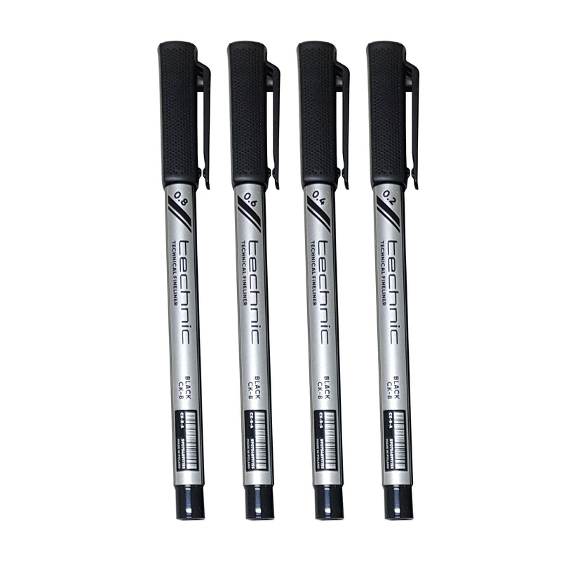 راپید تکنیک مدل Finliner Even-Num بسته 4 عددی
