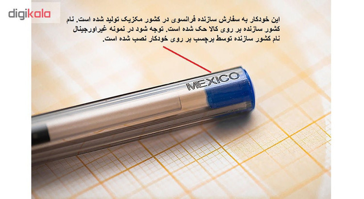 خودکار بیک مدل Crystal Large بسته 5 عددی