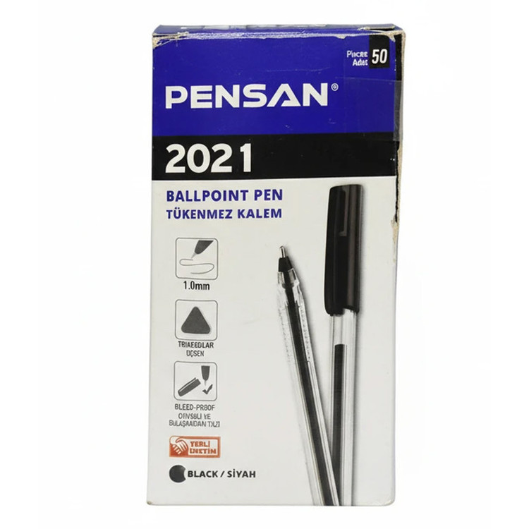 خودکار 1 میلی متری پنسان مدل BALLPOINT مجوعه 12 عددی