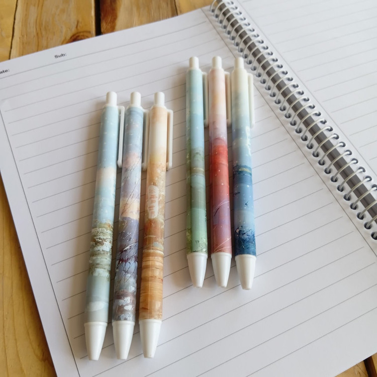خودکار 0.5 میلی متری مدل Nature Seasons Rainbow بسته 6 عددی