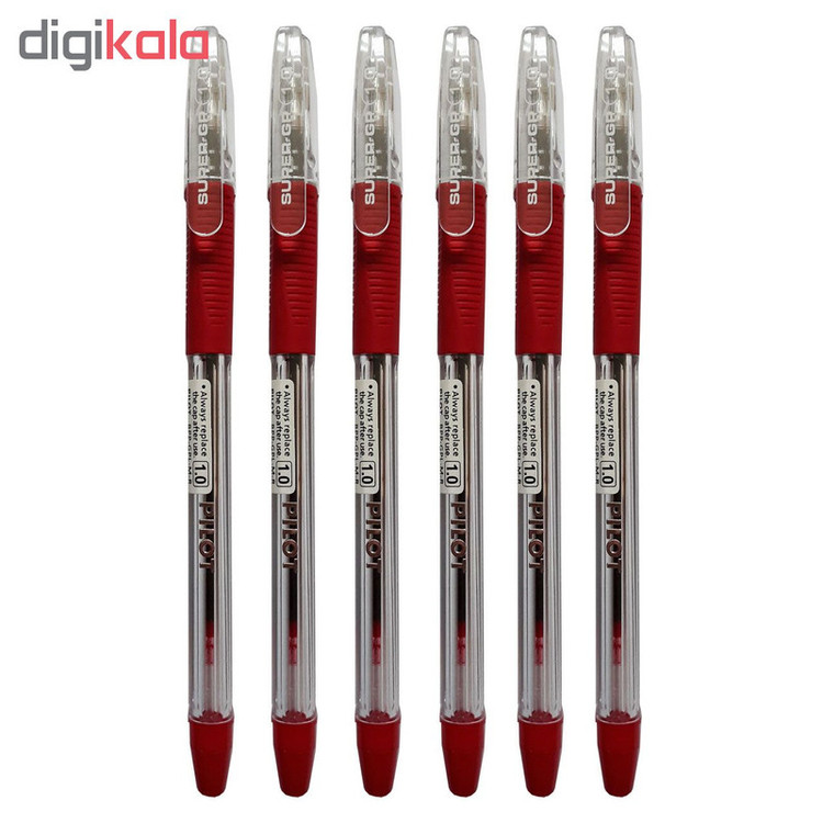 خودکار پایلوت مدل Super Grip Light کد GPL-M1 بسته 6 عددی