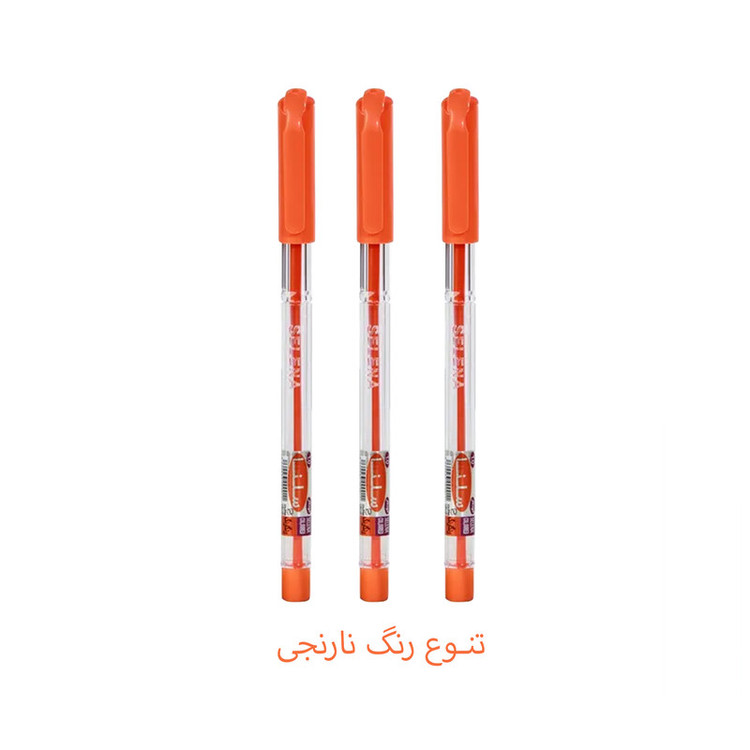 خودکار 0.7 میلی متری سلنا مدل رنگی به همراه غلط گیر بسته 4 عددی