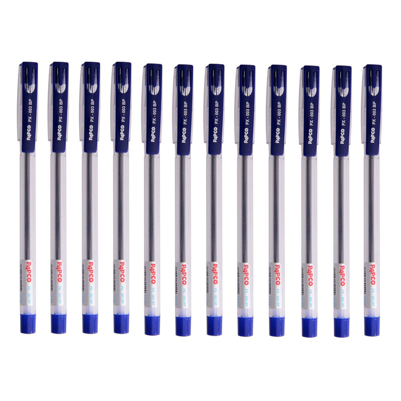 خودکار پاپکو مدل PX-003BP بسته 12 عددی