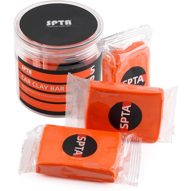 خمیر کلی تمیز کننده خودرو اس پی تی ای مدل نرم کد SPTA CLAY BAR