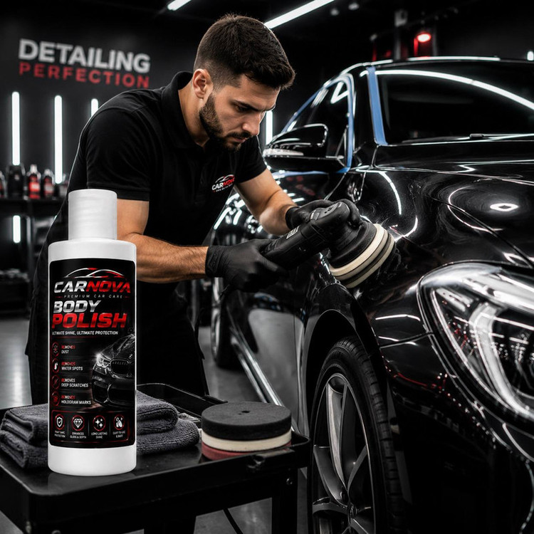 پولیش زبر بدنه خودرو کارنوا مدل Body-Polish حجم 170 میلی لیتر
