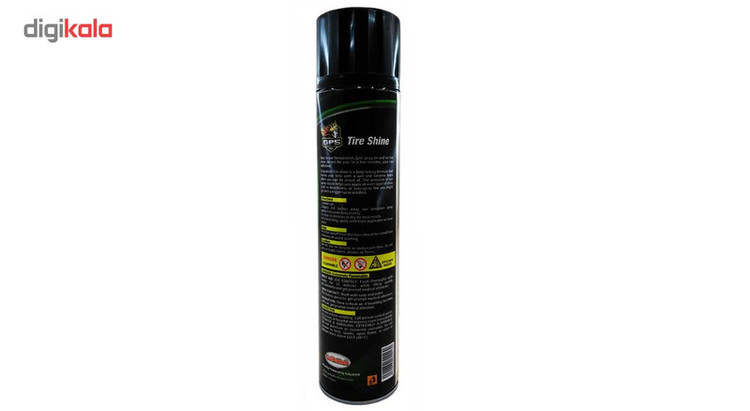اسپری براق کننده لاستیک خودرو گل پخش مدل GP5 PRO حجم 650 میلی لیتر