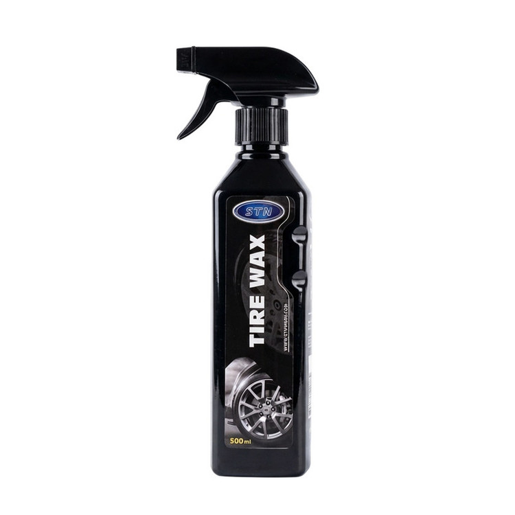اسپری واکس داشبورد خودرو اس تی ان مدل Shine حجم 500 میلی لیتر به همراه اسپری واکس لاستیک