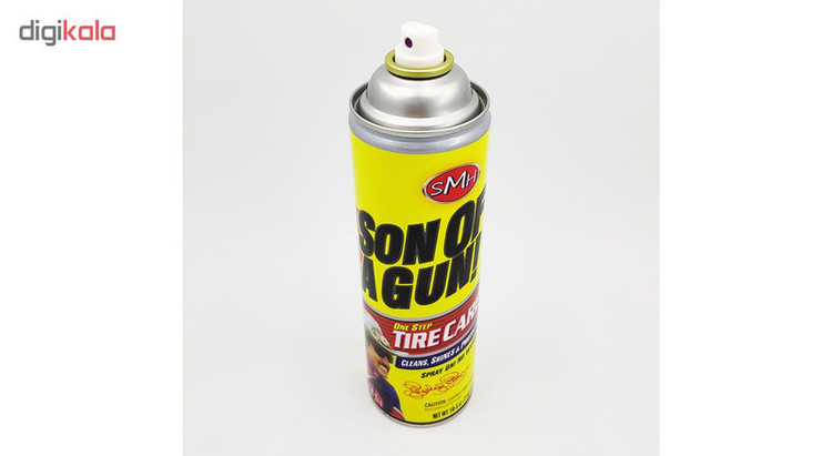 اسپری تمیز کننده لاستیک خودرو اس ام اچ مدل Son Of A Gun حجم 595 میلی لیتر