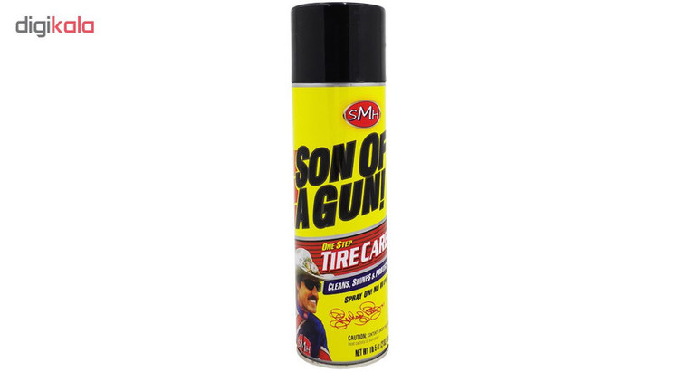 اسپری تمیز کننده لاستیک خودرو اس ام اچ مدل Son Of A Gun حجم 595 میلی لیتر
