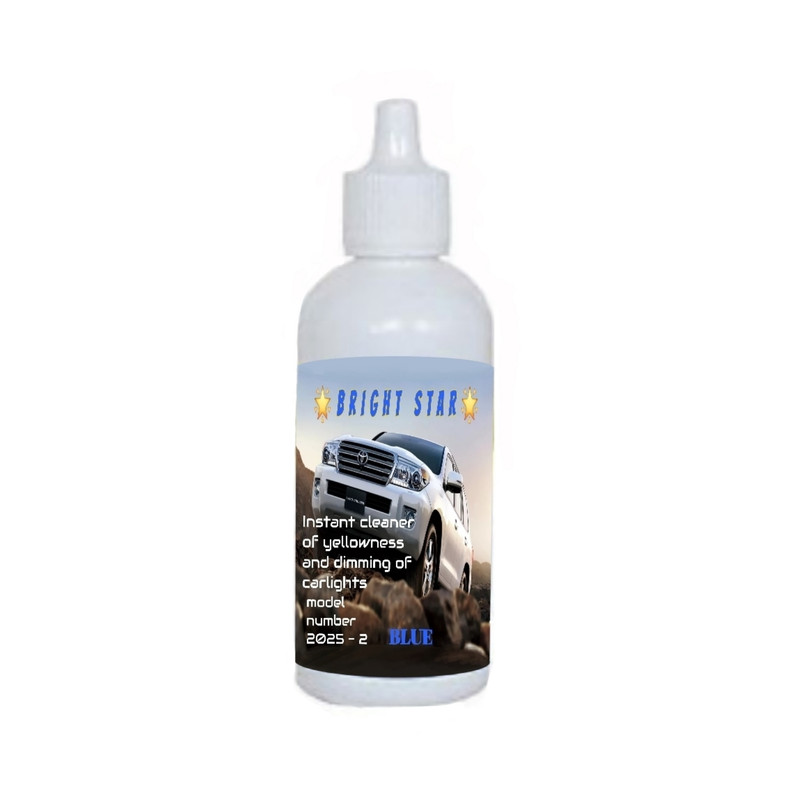 مایع شفاف کننده فوری  و محافظ چراغ خودرو کد برایت استار حجم 125 میلی لیتر