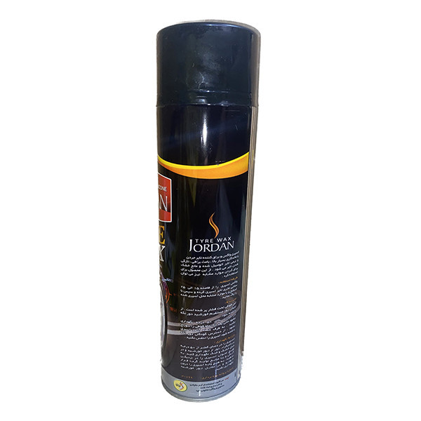اسپری تمیز کننده و براق کننده لاستیک جردن مدل Tyre Wax حجم 650 میلی لیتر