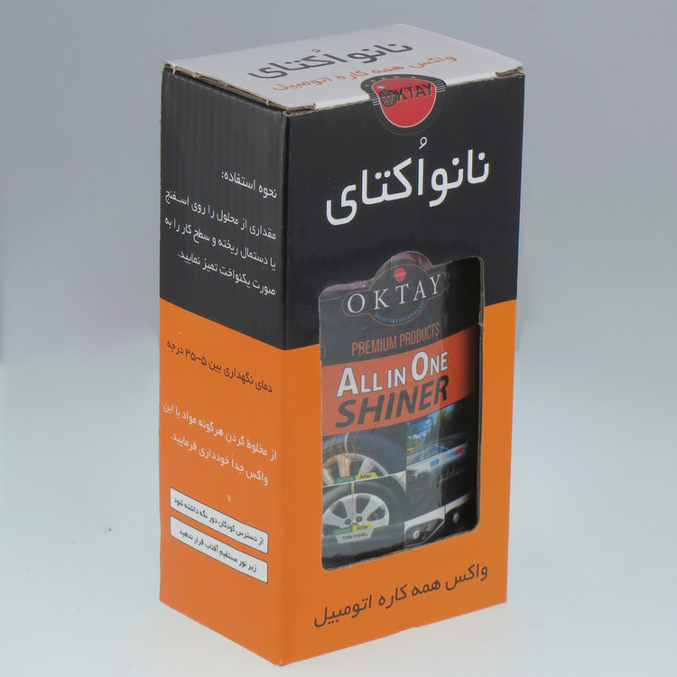 واکس همه کاره نانو اکتای مدل براق حجم 250 میلی لیتر