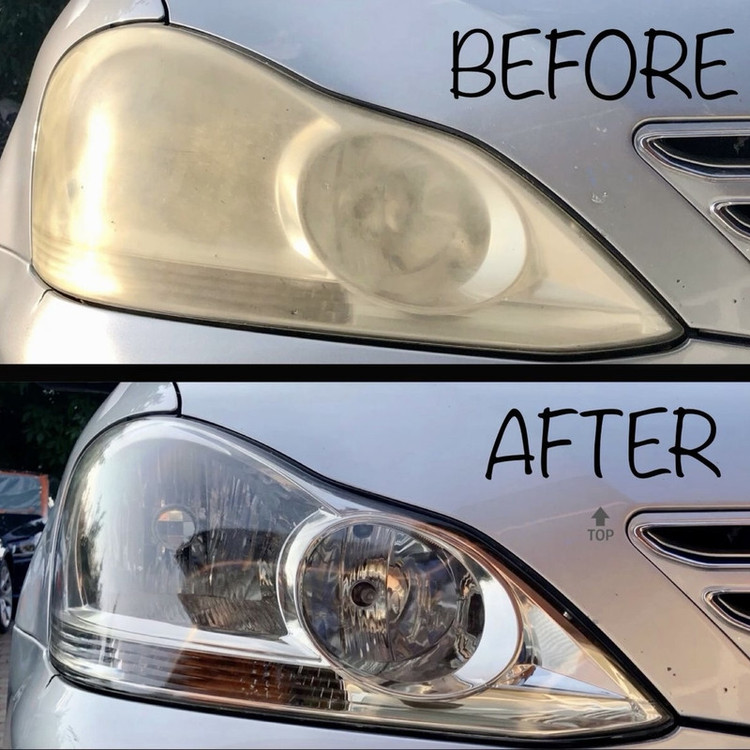 پولیش براق کننده و شفاف کننده چراغ خودرو کلر شیلید مدل HEADLIGHT REPAIR حجم 110 میلی لیتر