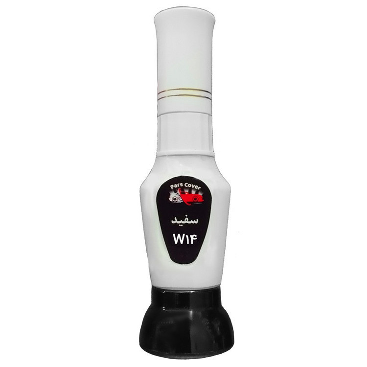لاک خشگیر سفید بدنه خودرو مدل 2 سره کد 29020C-W14 حجم 20 میلی لیتر