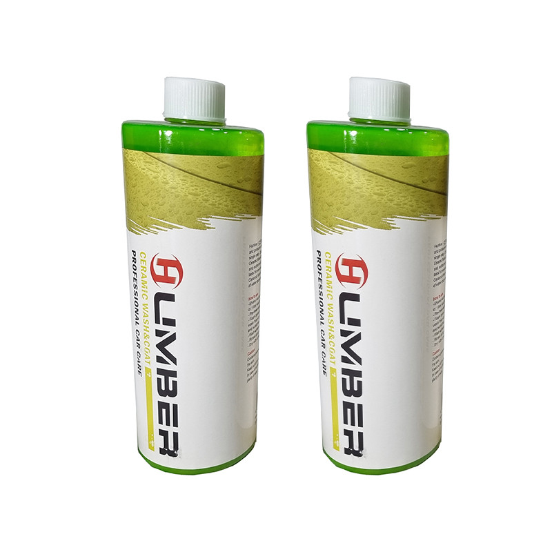 شامپو کارواش بدنه خودرو هامبر مدل سرامیک کد Ceramic-X2 حجم 1 لیتر مجموعه 2 عددی