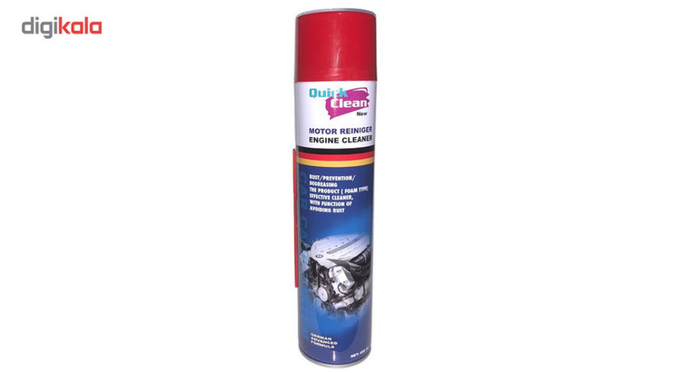 اسپری تمیز کننده موتور خودرو کوییک کلین مدل ای2018 حجم 650ml