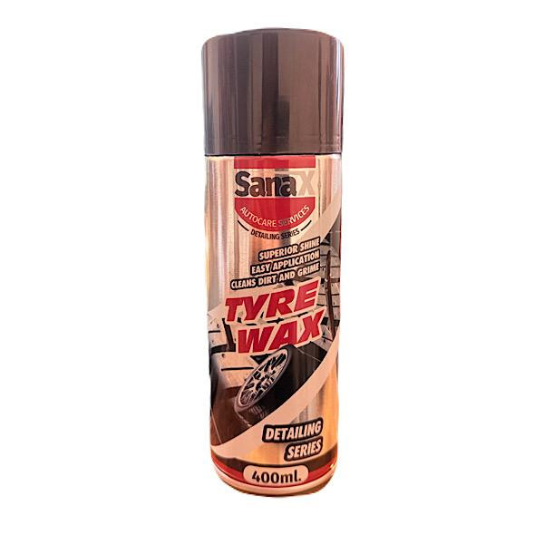 اسپری واکس لاستیک خودرو ثناکس مدل tyre-wax حجم 400 میلی لیتر